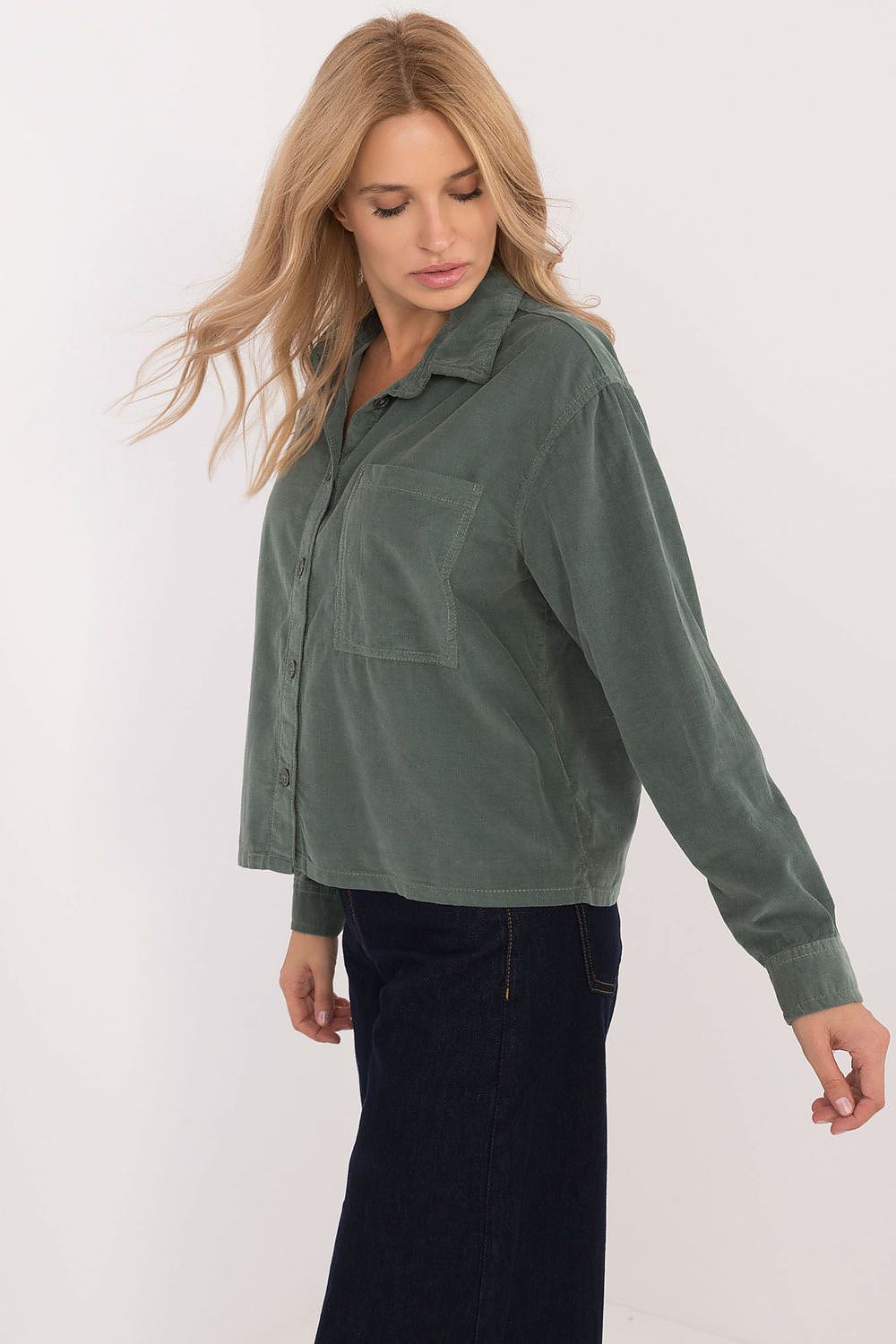   Koszula Damska Model D70046M11184A1 Dark Green - Sublevel 