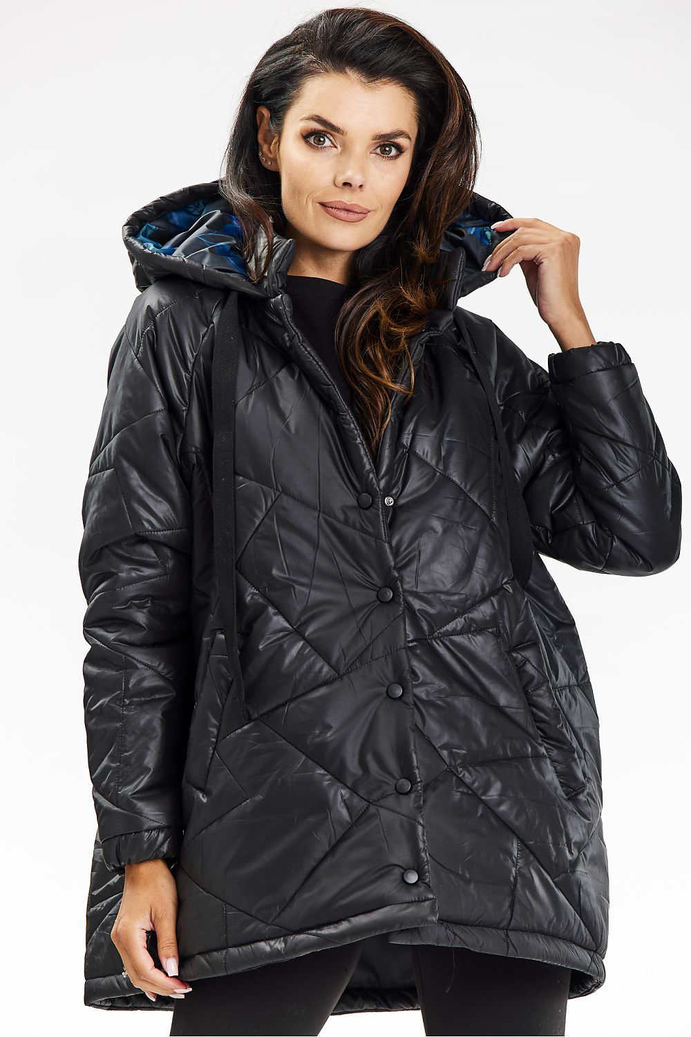   Kurtka Damska Model A687 Black - awama 