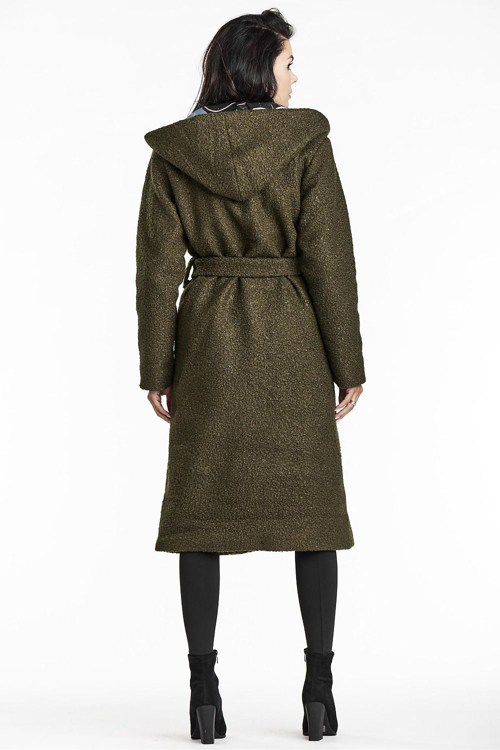   Płaszcz Damski Model A680 Khaki - awama 