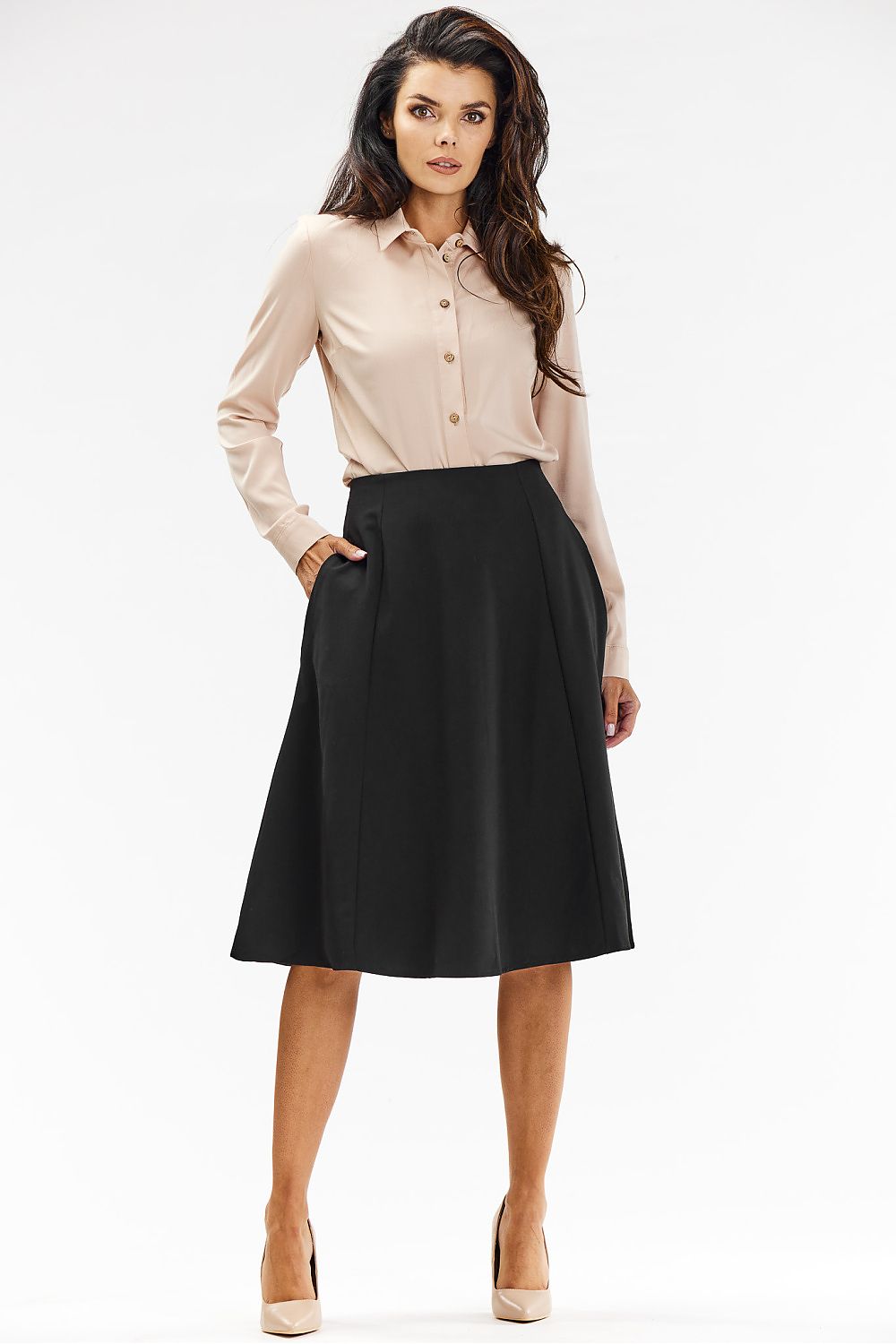  Spódnica Model A673 Black - awama 