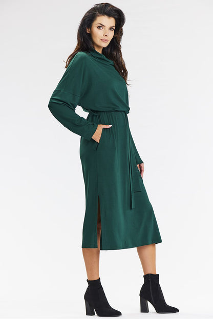  Sukienka Model A671 Bottle Green - awama 
