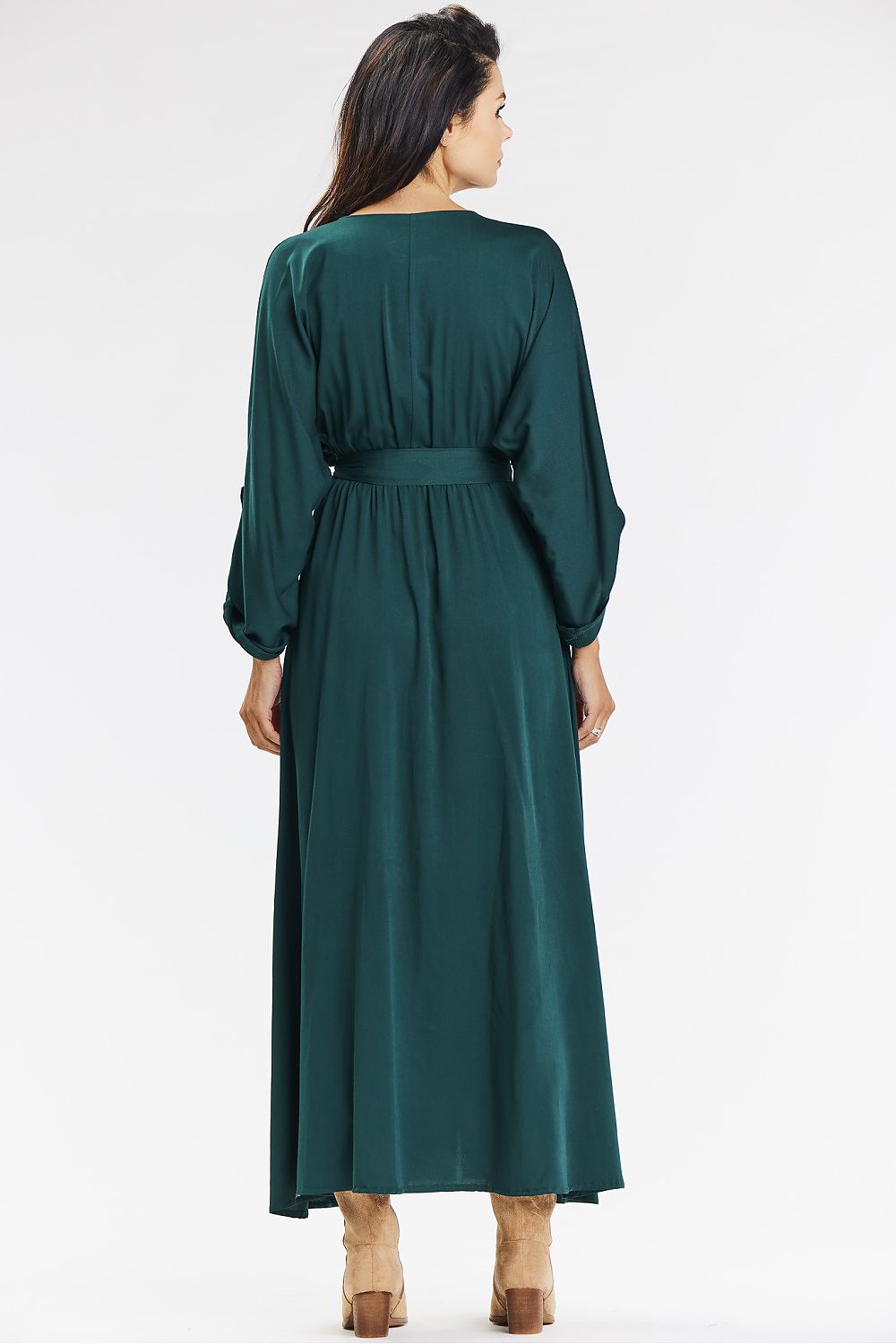 Sukienka Model A670 Bottle Green - awama 