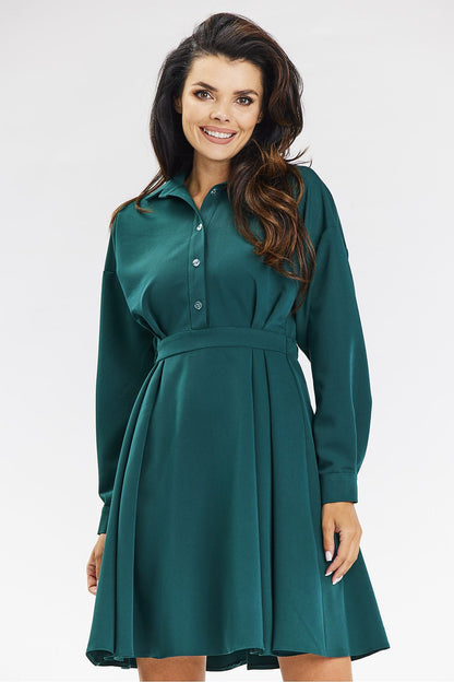  Sukienka Model A668 Bottle Green - awama 