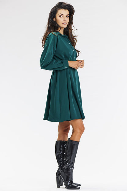  Sukienka Model A668 Bottle Green - awama 