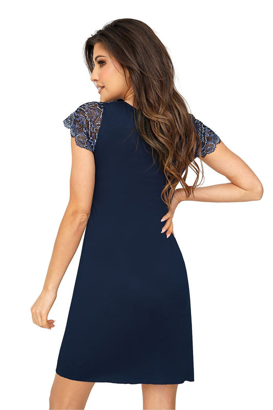  Koszulka nocna Koszula Nocna Model Melania Dark Blue - Donna 