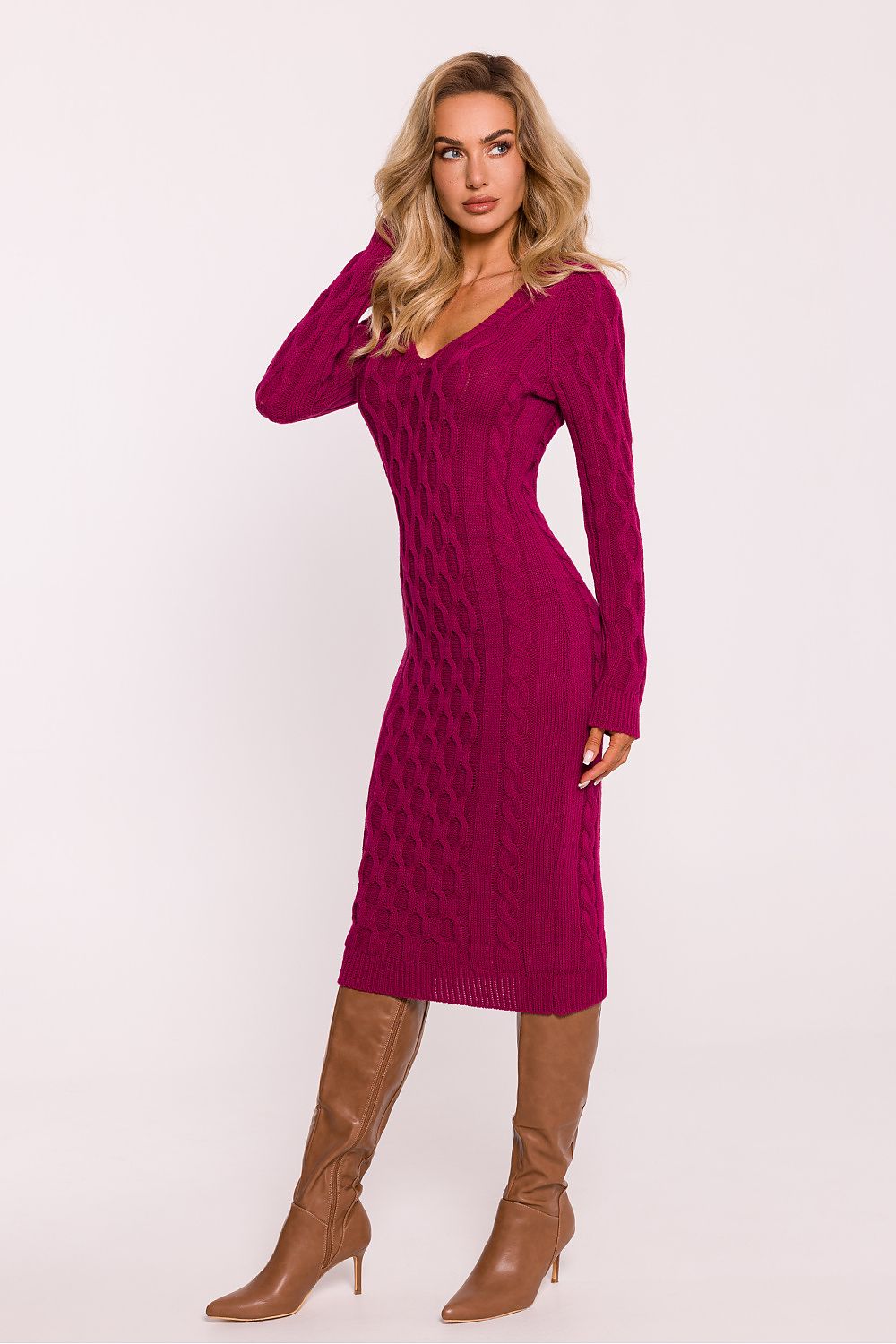  Sukienka Model MOE824 Pink - Moe 