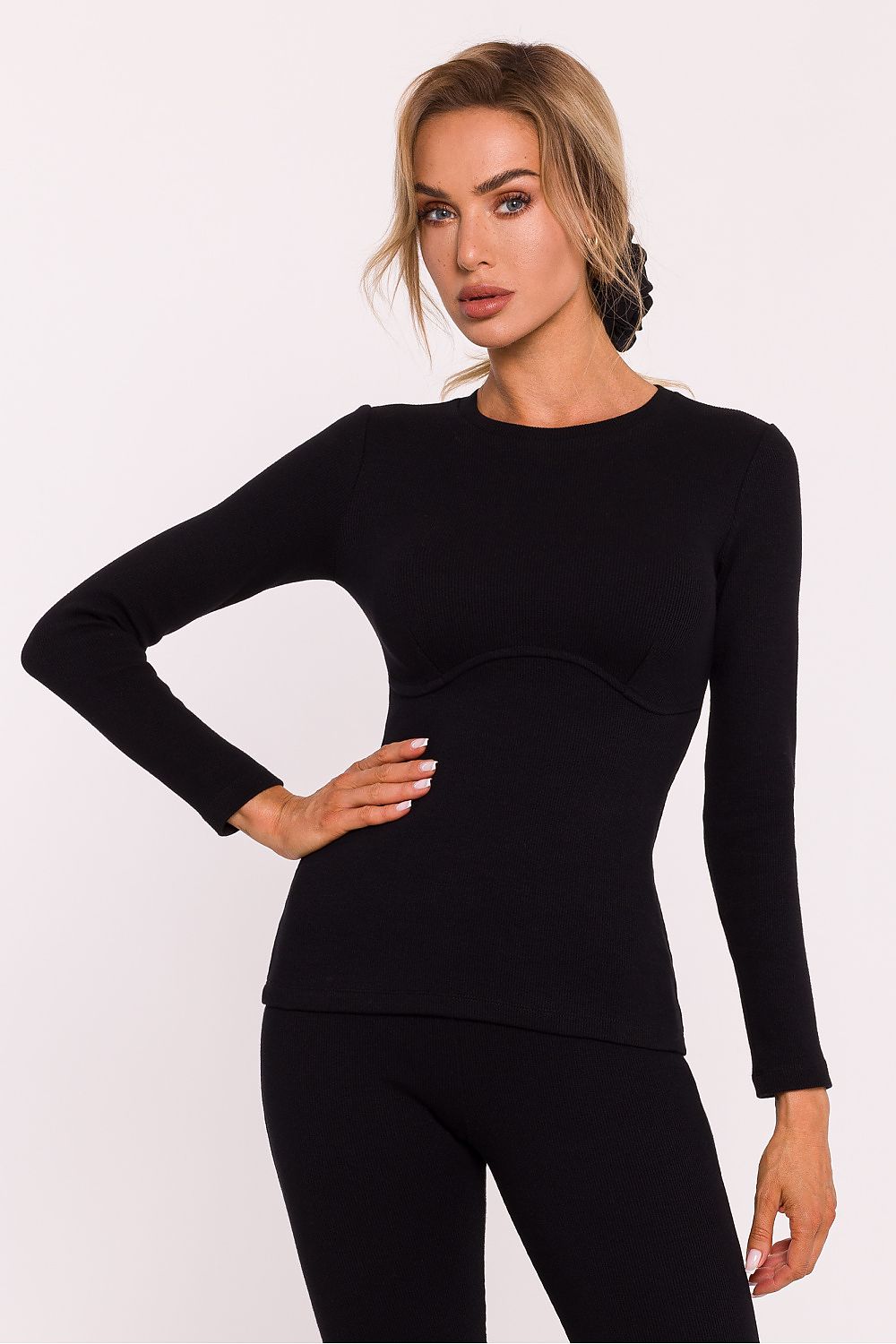   Bluzka Model MOE817 Black - Moe 