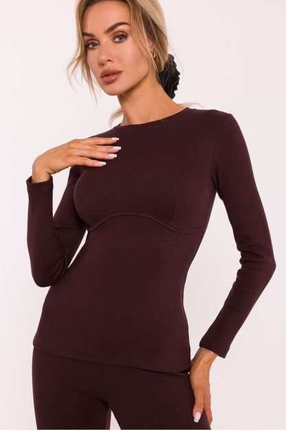   Bluzka Model MOE817 Brown - Moe 