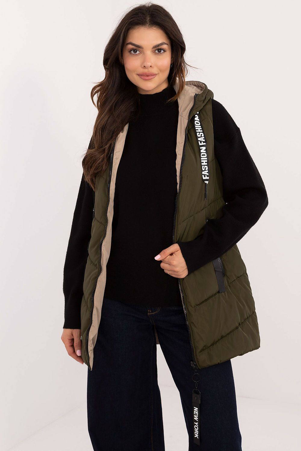   Kamizelka Model SK-KZ-HH-275.67 Khaki - Factory Price 