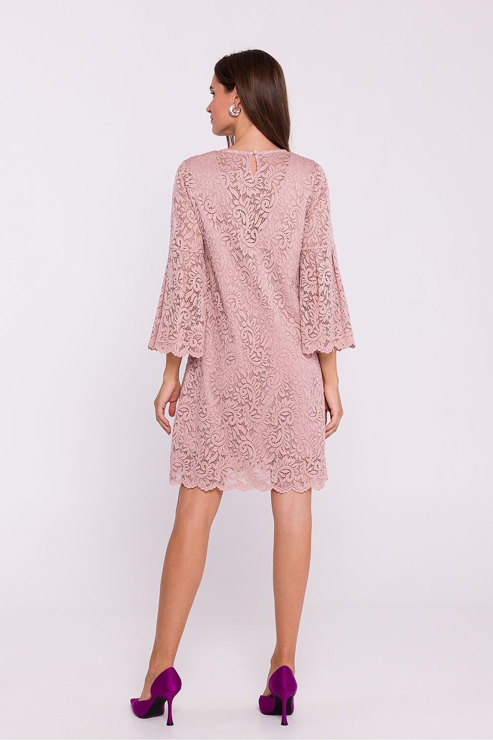 Sukienka Model S380 Powder Pink - Stylove 