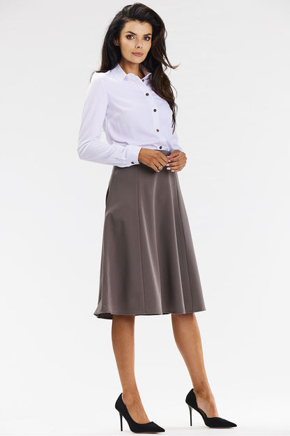  Spódnica Model A673 Taupe - awama 