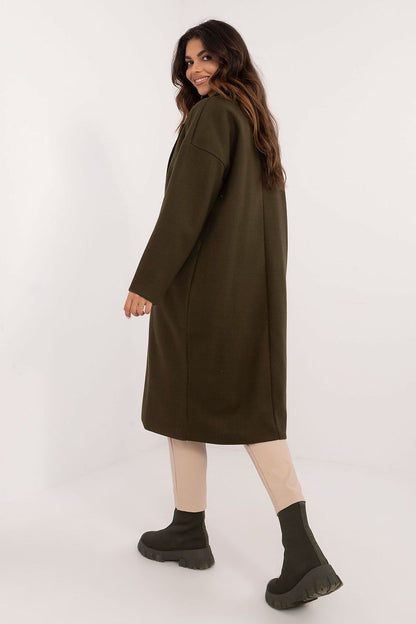   Płaszcz Damski Model TW-PL-BI-7298-2.14 Khaki - Och Bella 
