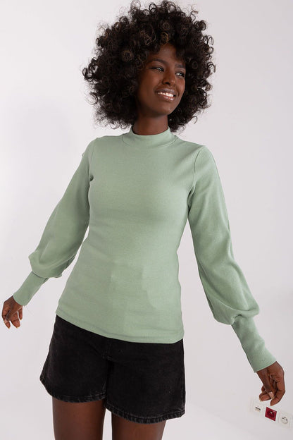   Bluzka Model RV-BZ-5223.15 Pistacja - Rue Paris 