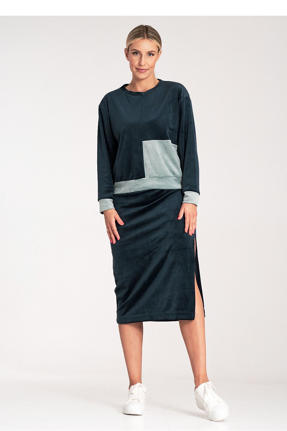  Spódnica Komplet Model M1036 Navy - Figl 