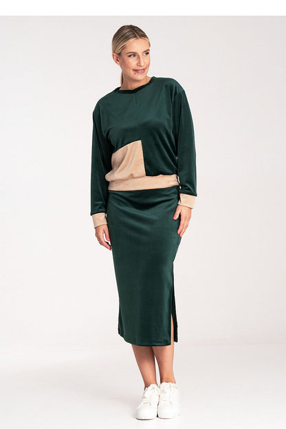  Spódnica Komplet Model M1036 Green - Figl 