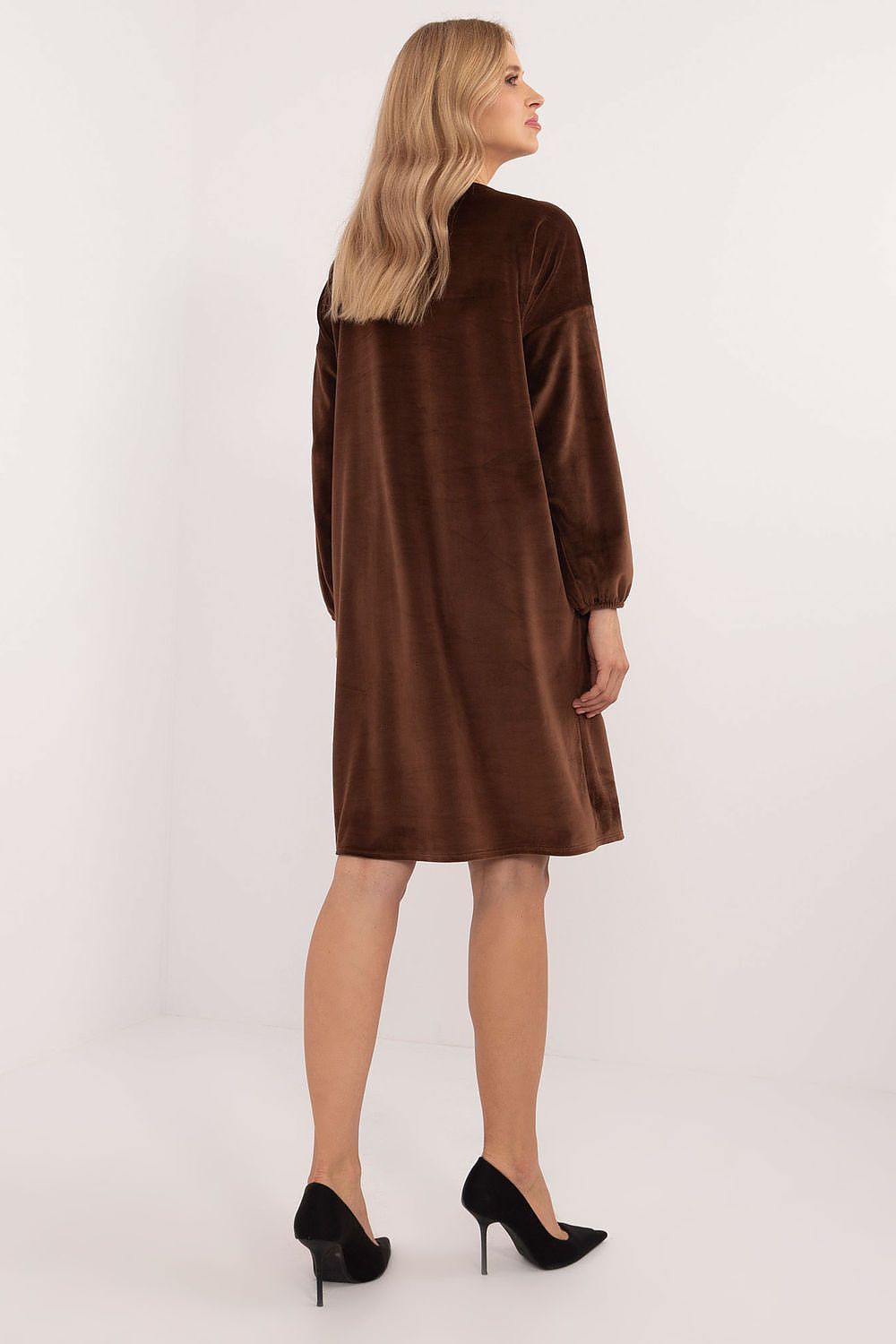  Sukienka Model DHJ-SK-19890.86P Brown - Italy Moda 