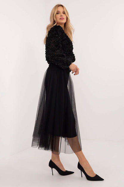  Spódnica Model DHJ-SD-19568.13X Black - Italy Moda 