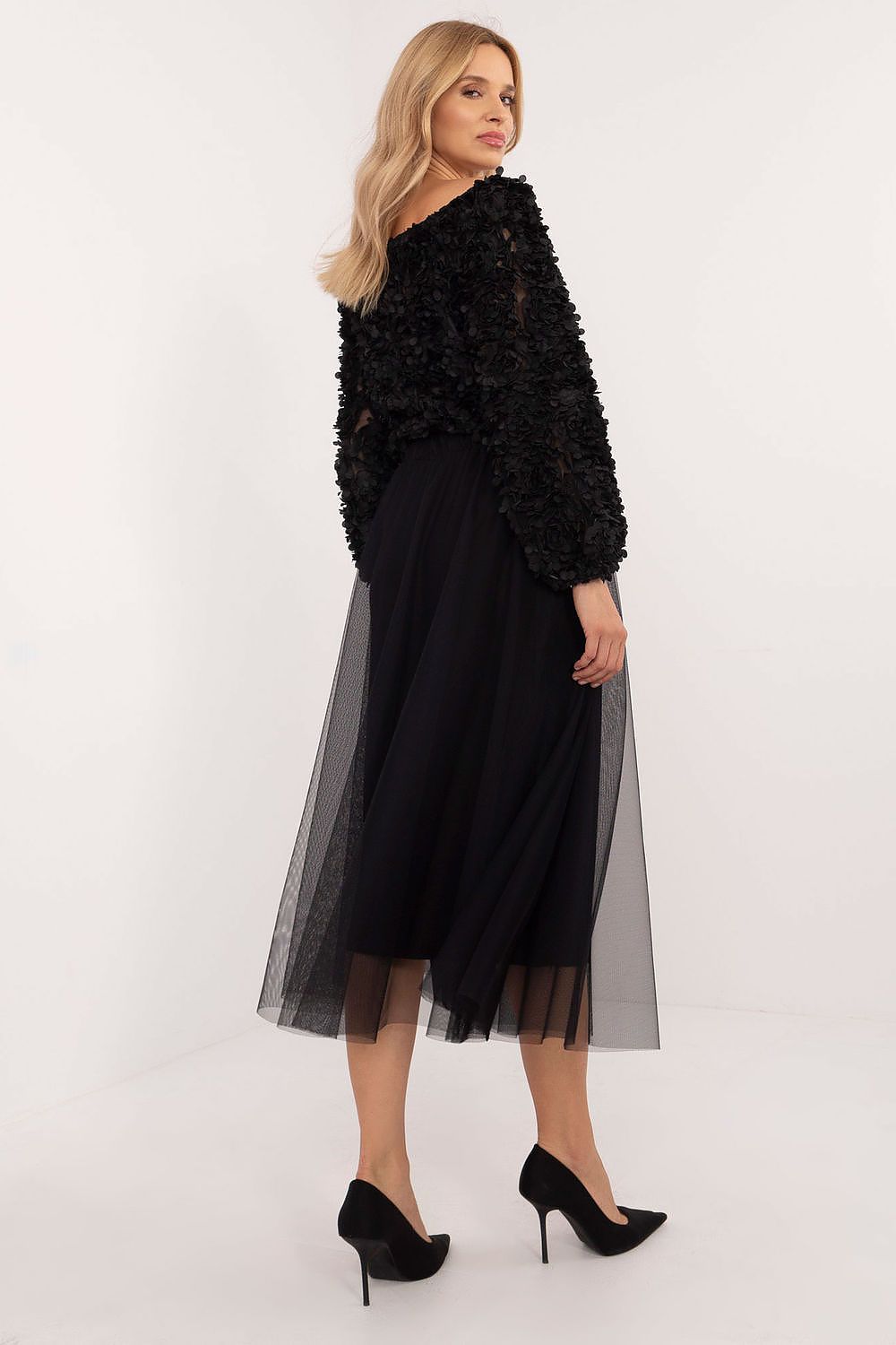  Spódnica Model DHJ-SD-19568.13X Black - Italy Moda 