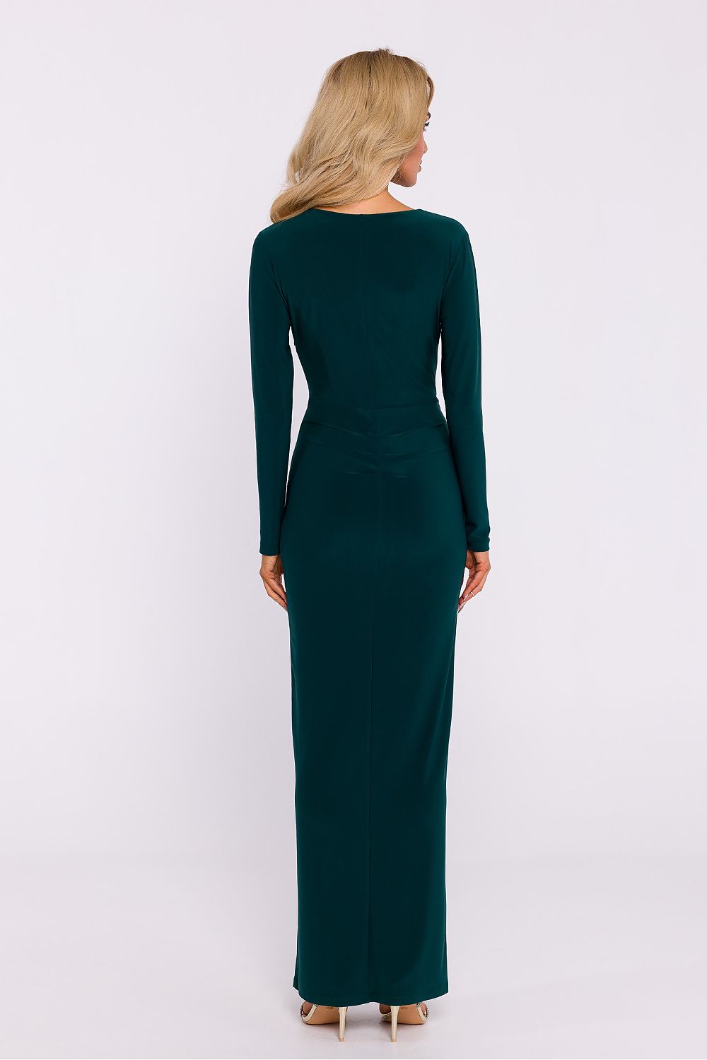  Sukienka Model MOE840 Bottle Green - Moe 