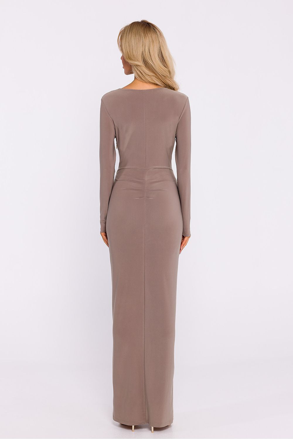  Sukienka Model MOE840 Beige - Moe 