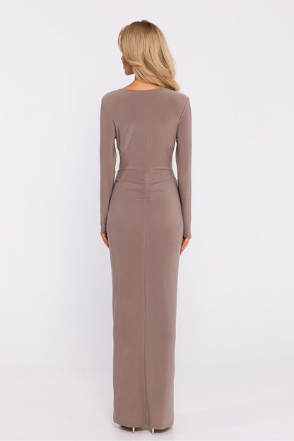 Sukienka Model MOE840 Beige - Moe 