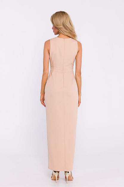  Sukienka Model MOE835 Beige - Moe 