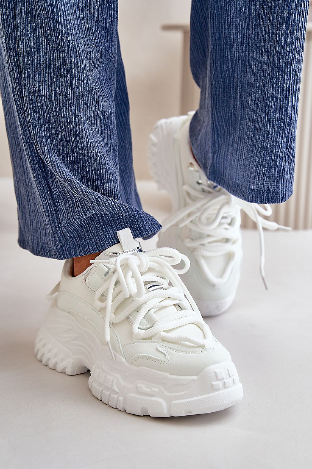   Buty Sportowe Model Nevela BL503P White - Step in style 