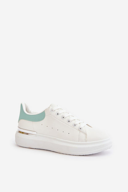   Trampki Model Nevelena JDJ-18 White/Green - Step in style 