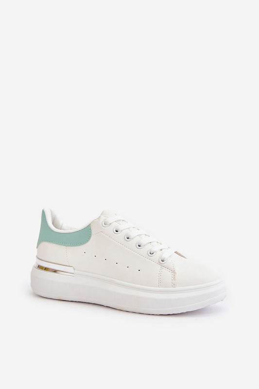   Trampki Model Nevelena JDJ-18 White/Green - Step in style 