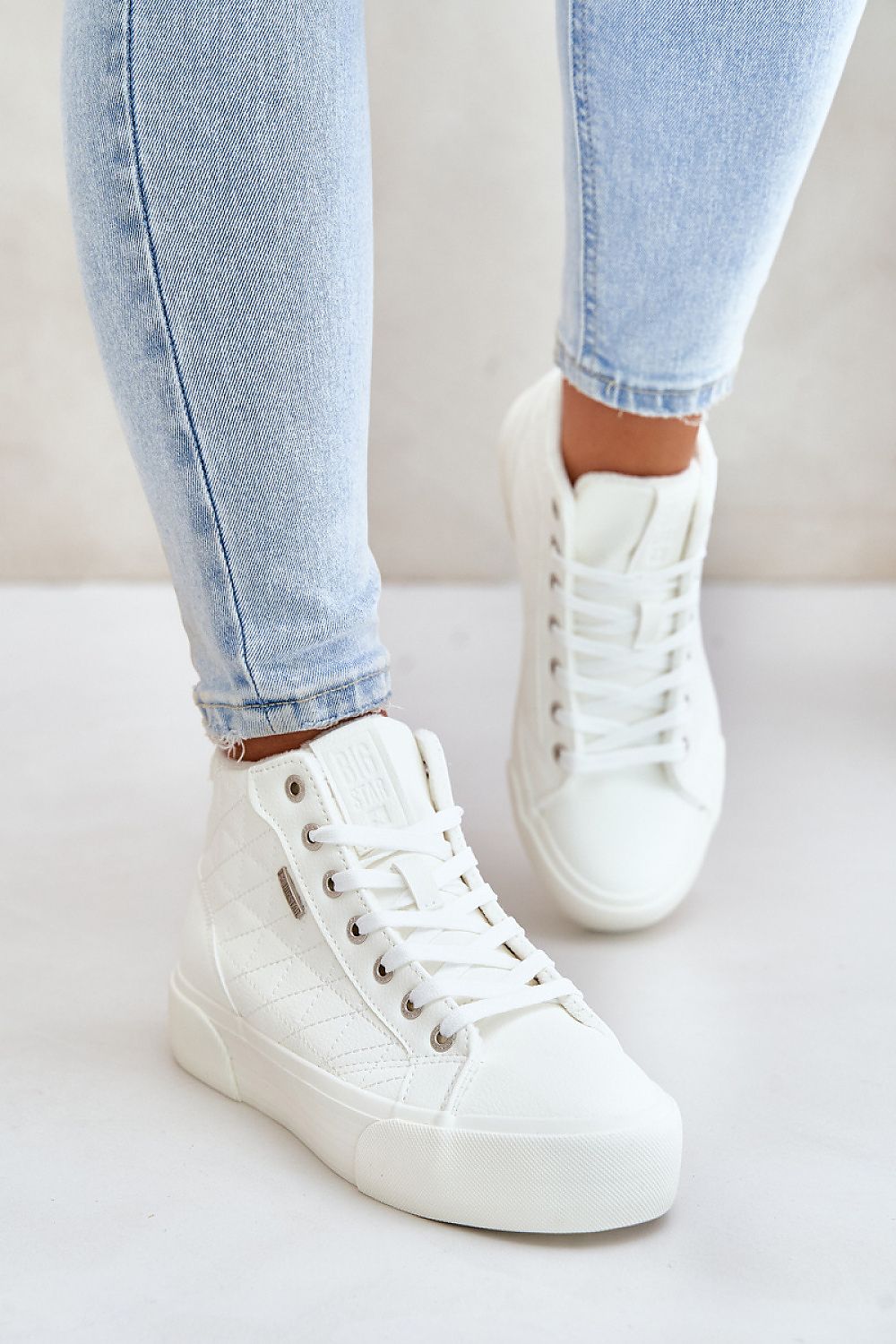   Trampki Model Big Star OO274A479 White - Step in style 