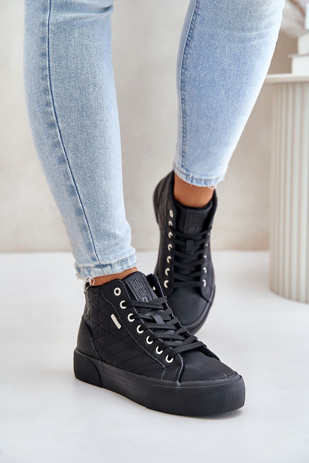   Trampki Model Big Star OO274A480 Black - Step in style 