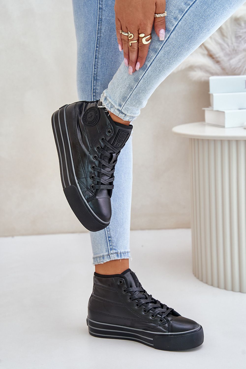   Trampki Model Big Star OO274A471 Black - Step in style 