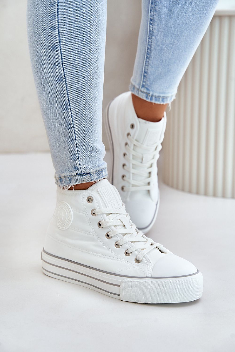   Trampki Model Big Star  OO274A473 White - Step in style 