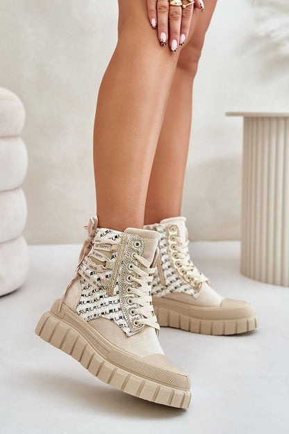   Trampki Model Kernia EV-335 Light Beige - Step in style 