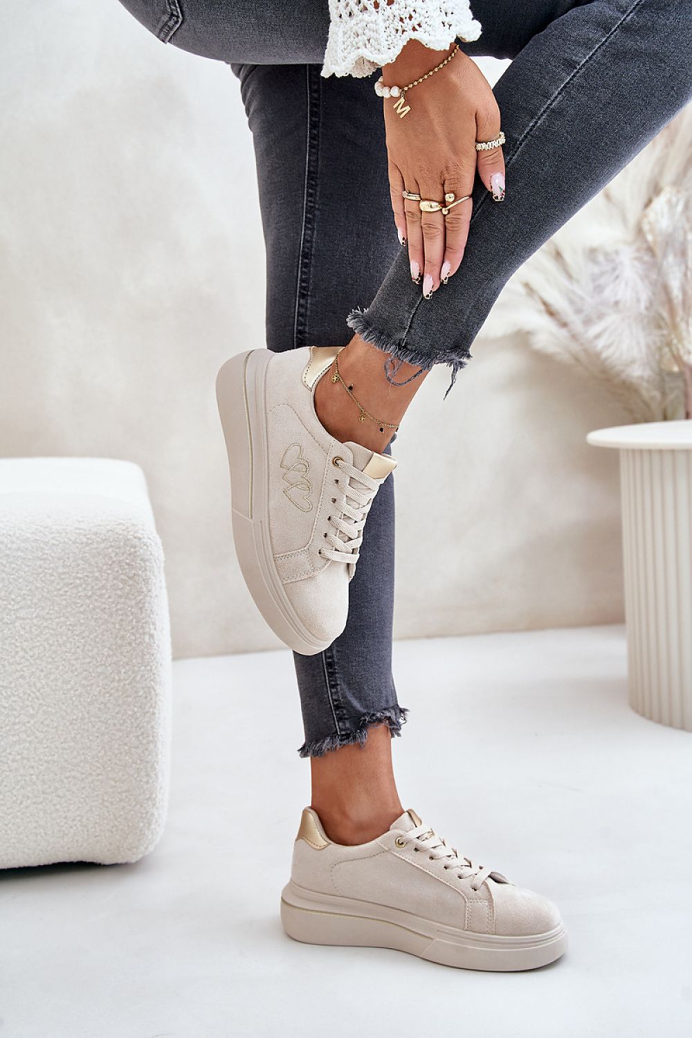   Buty Sportowe Model Big Star MM274618 Beige - Step in style 
