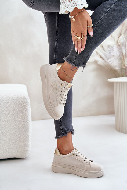   Buty Sportowe Model Big Star MM274618 Beige - Step in style 
