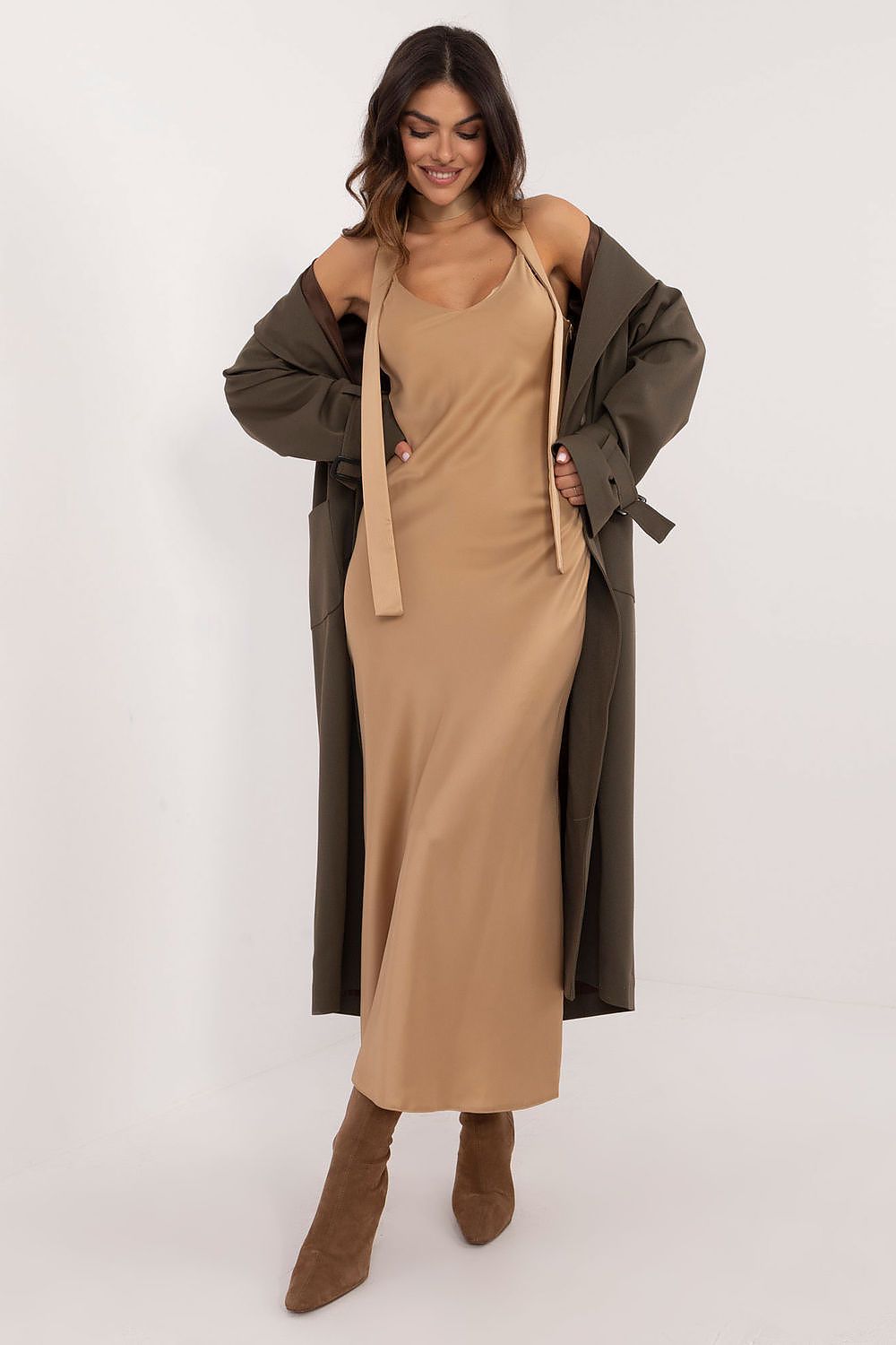  Sukienka Model LK-SK-509715.51 Camel - Lakerta 