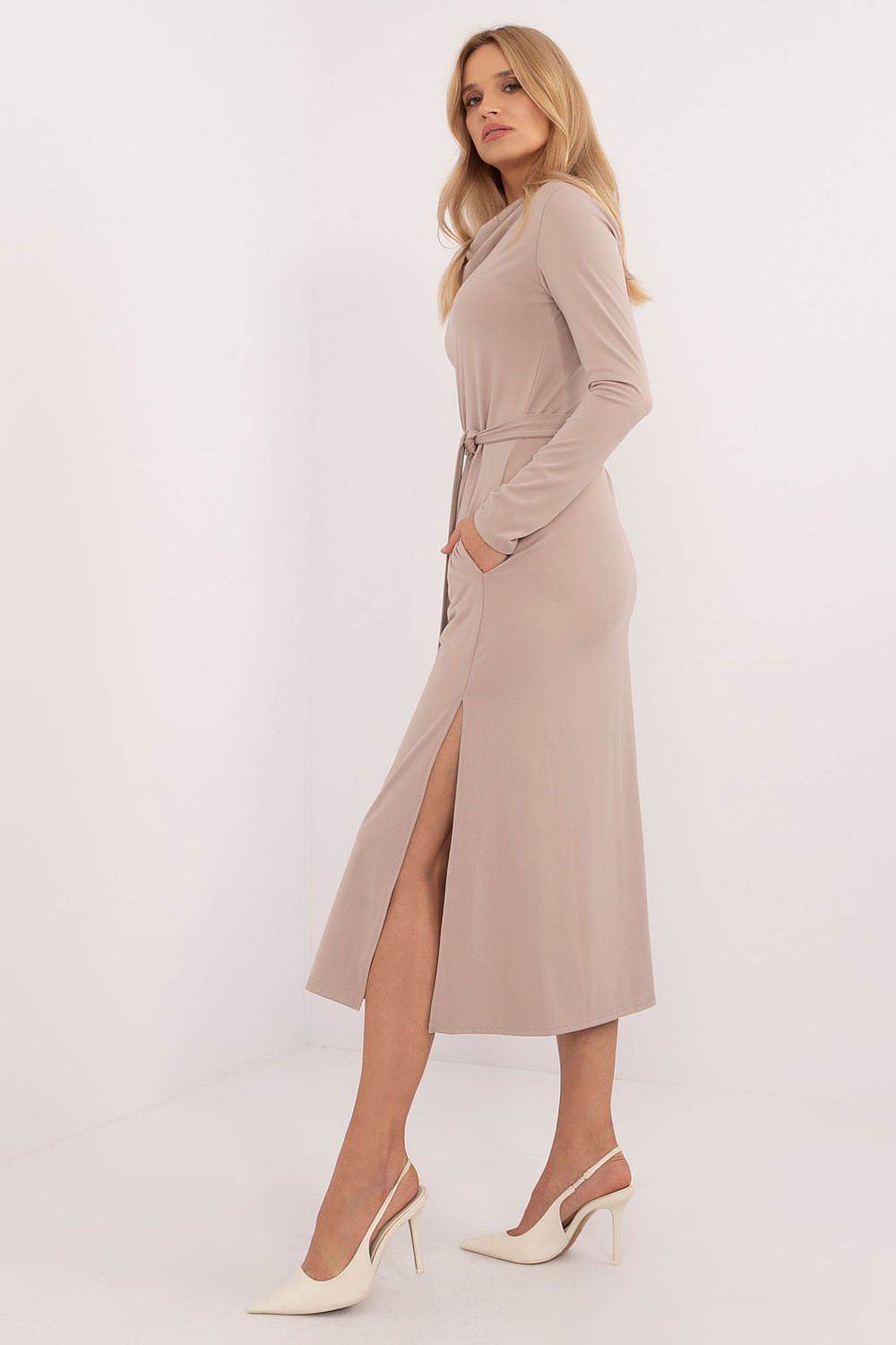  Sukienka Model LK-SK-509792.21P Beige - Lakerta 