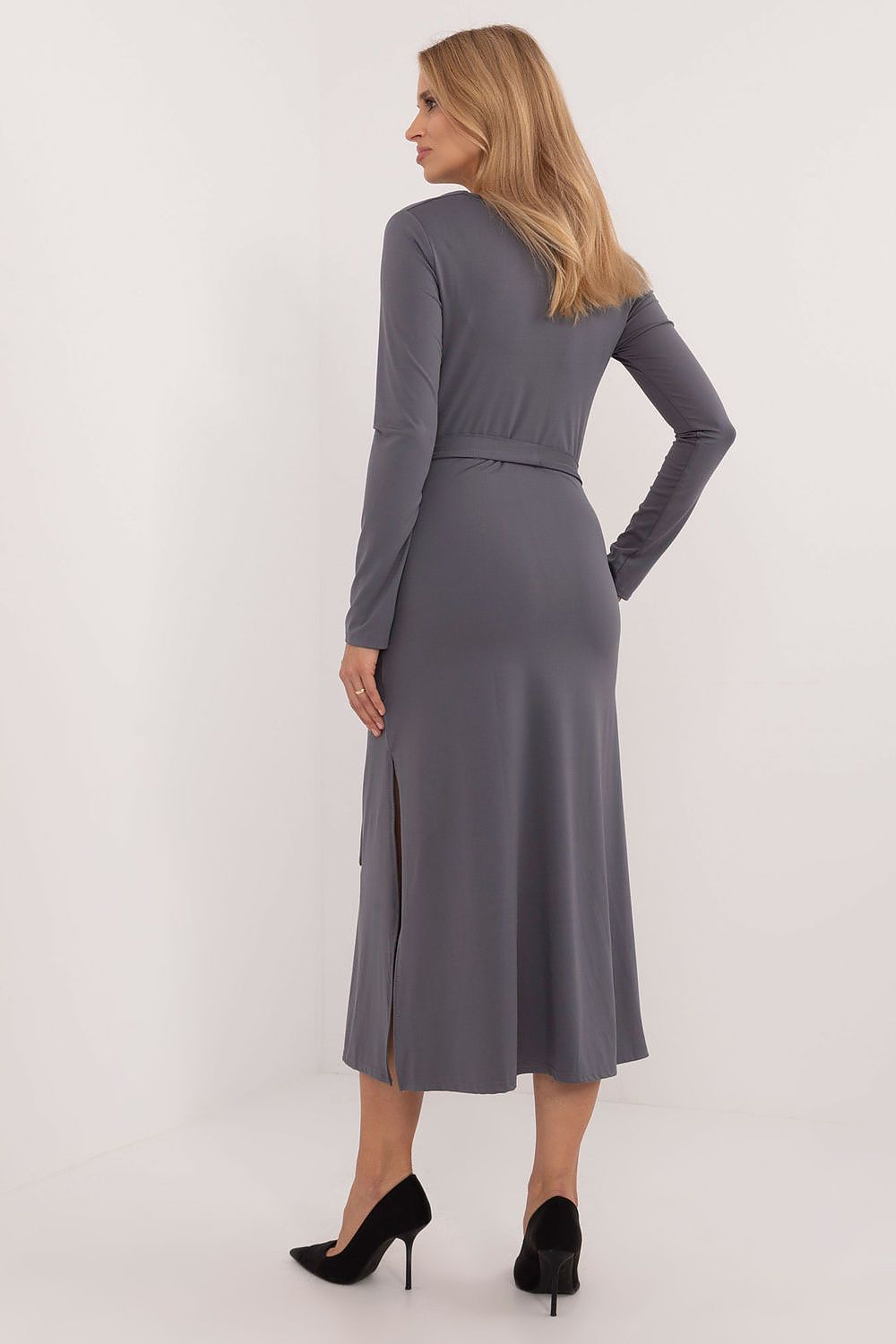  Sukienka Model LK-SK-509792.21P Dark Grey - Lakerta 