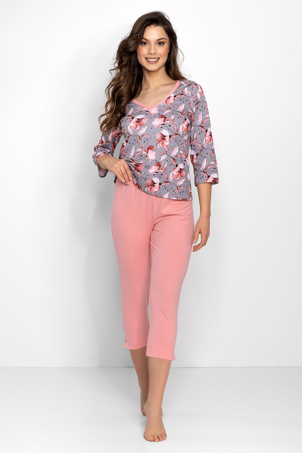  Piżama Damska Model Everyday 223866 Peach - Momenti Per Me 