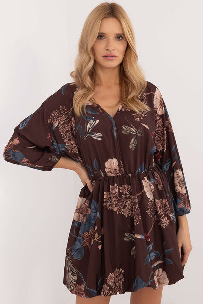  Sukienka Model DHJ-SK-19861-3.11 Brown - Italy Moda 