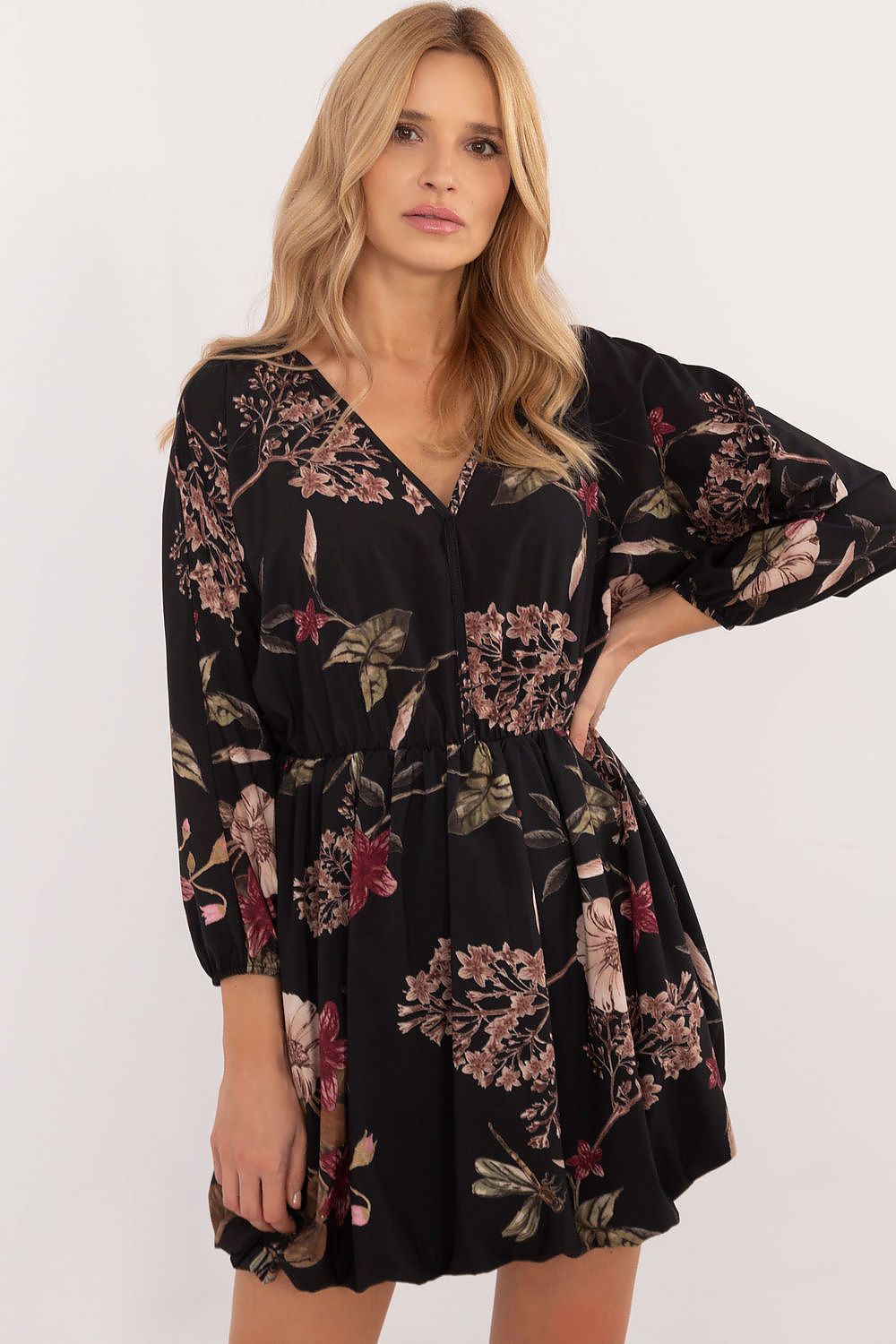  Sukienka Model DHJ-SK-19861-3.11 Black - Italy Moda 
