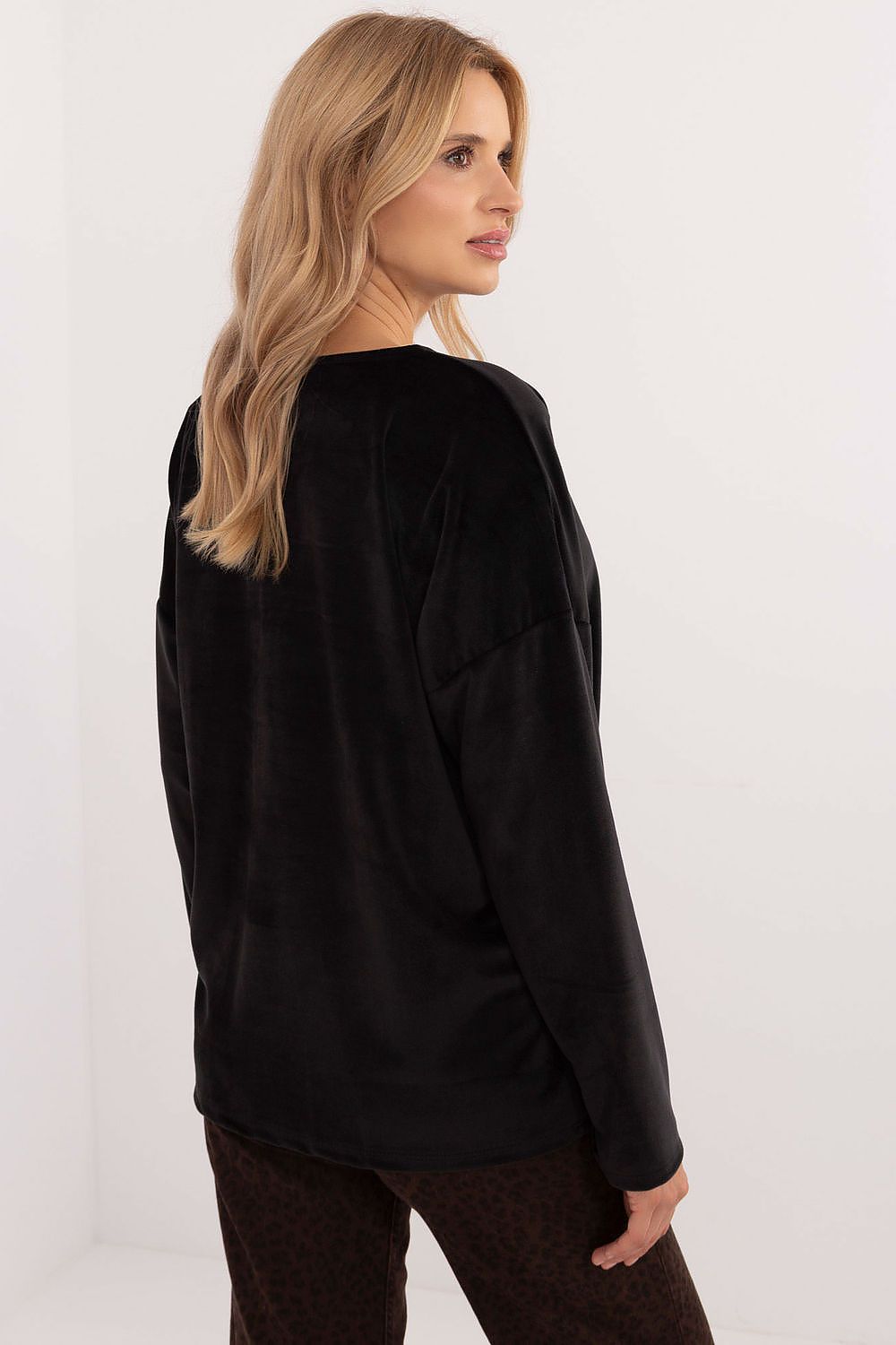   Bluzka Model DHJ-BZ-19916.03P Black - Italy Moda 