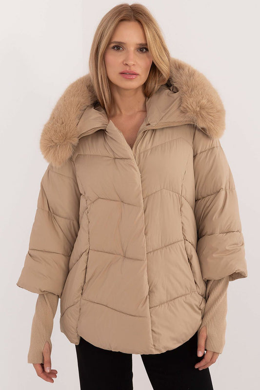   Kurtka Damska Model MBM-KR-2505.14 Camel - MBM 