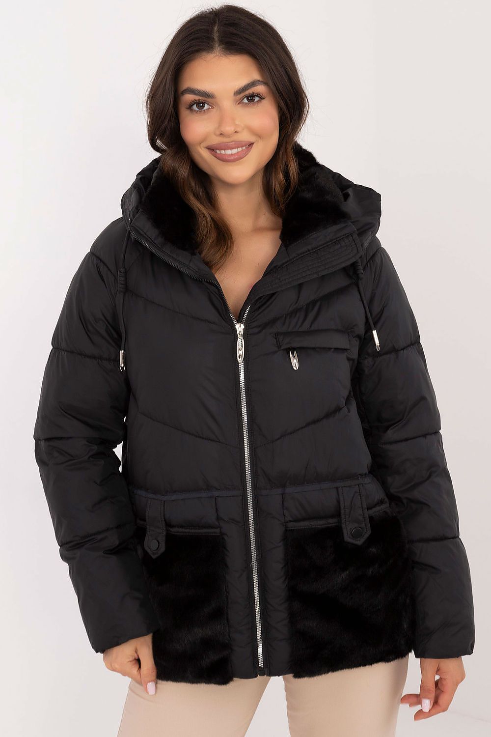   Kurtka Damska Model MBM-KR-2637.31P Black - MBM 