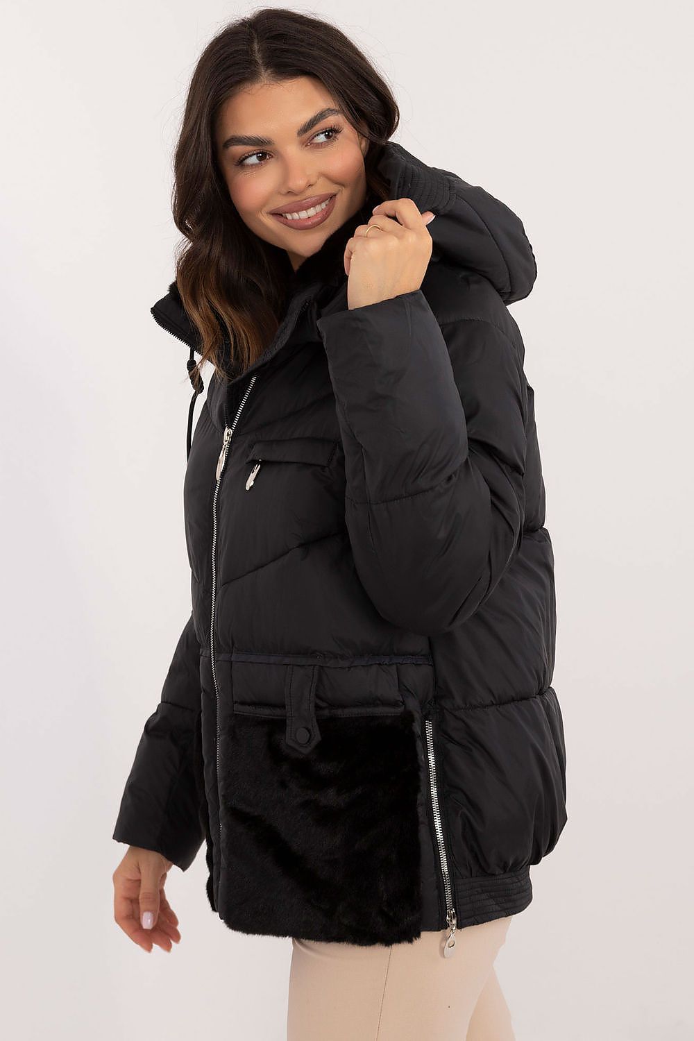   Kurtka Damska Model MBM-KR-2637.31P Black - MBM 