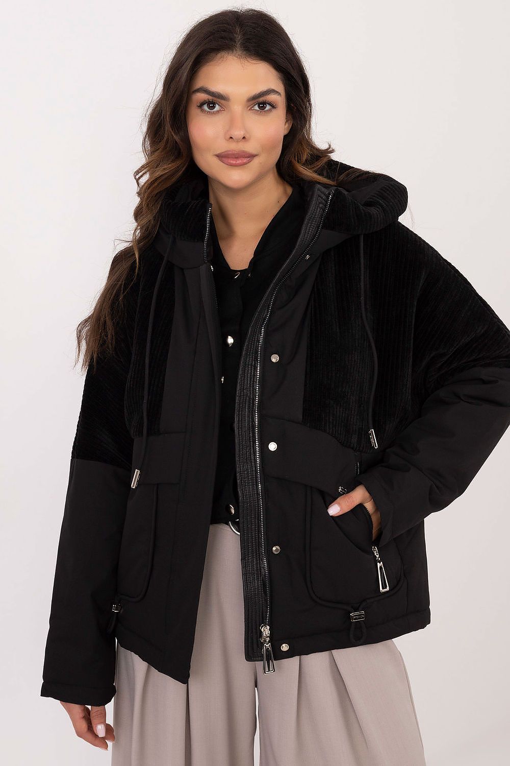   Kurtka Damska Model MBM-KR-AJ218.42 Black - MBM 