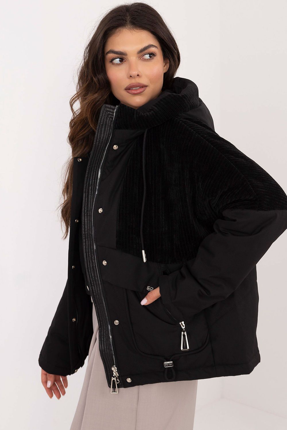   Kurtka Damska Model MBM-KR-AJ218.42 Black - MBM 