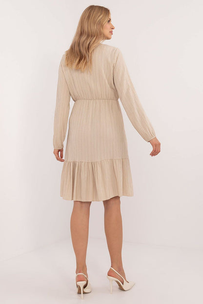  Sukienka Model TW-SK-BI-CB3331.88 Beige - Och Bella 