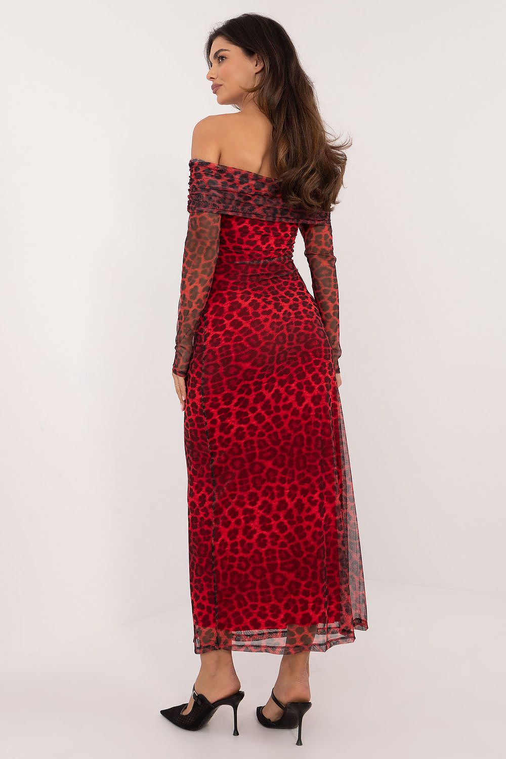  Sukienka Model DHJ-SK-18702.40 Red - Italy Moda 